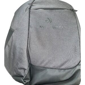 Leeds Zoom Backpack Charcoal Padded Media Cable Laptop